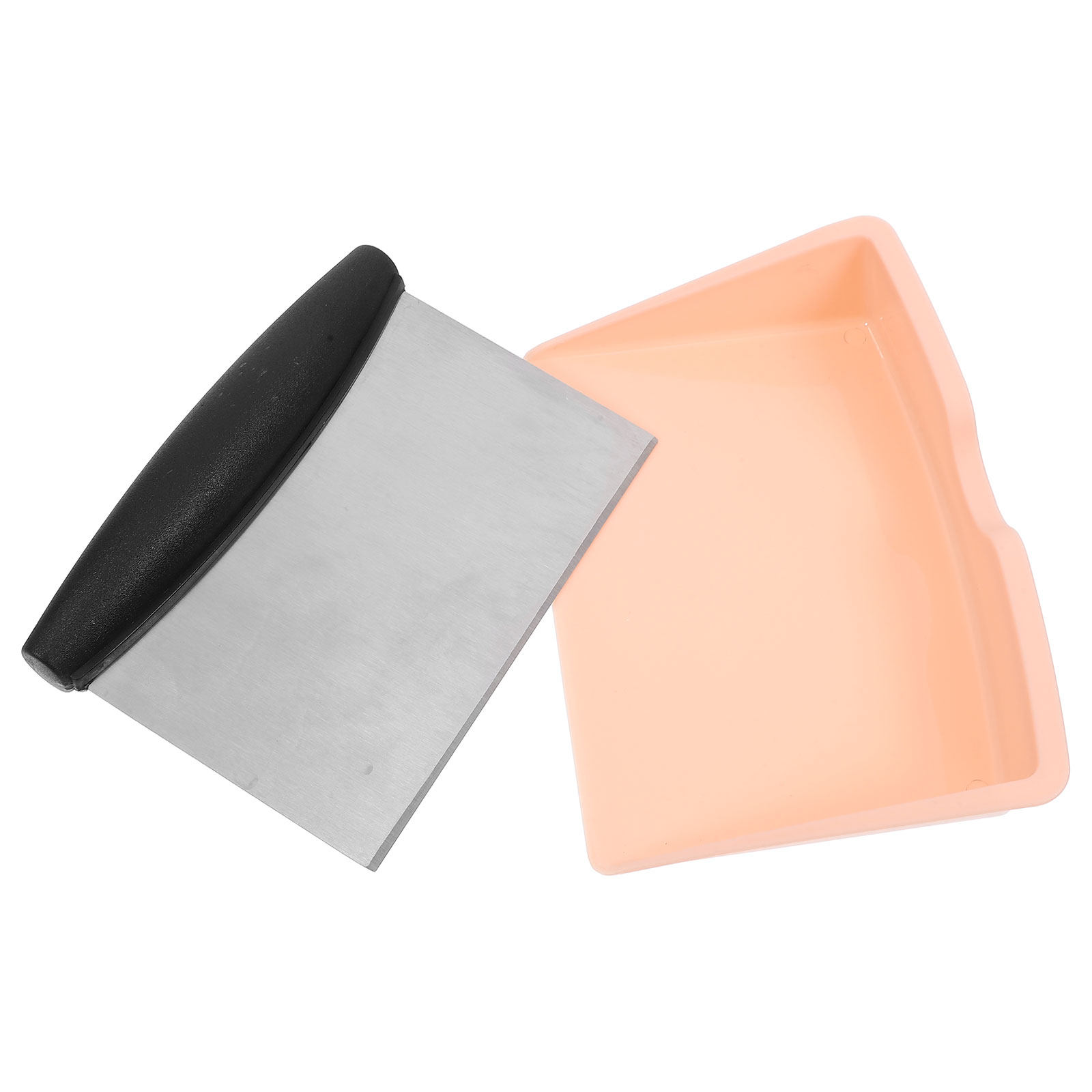 Bench Scraper Dough - 1Set Stainless Steel Dough Cutter Scraper