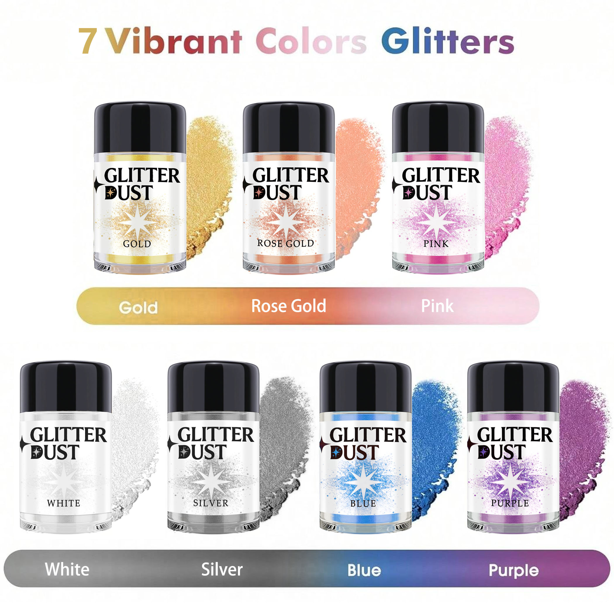Kitchen Baking Tools - Glitter- Luster Dust Metallic Coloring Glitter