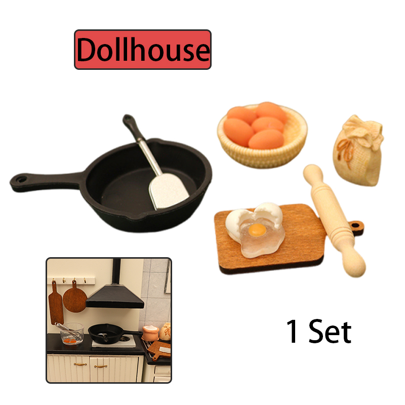 Kitchen For Baking - 1/12 Dollhouse Miniature Kitchenware Kit Model