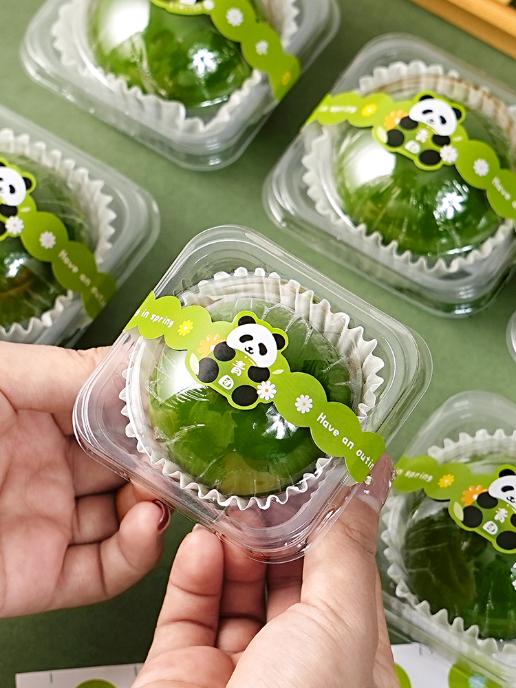 Kitchen Baking Tools - Transparent Square Bottom Tray QingTuan Packaging