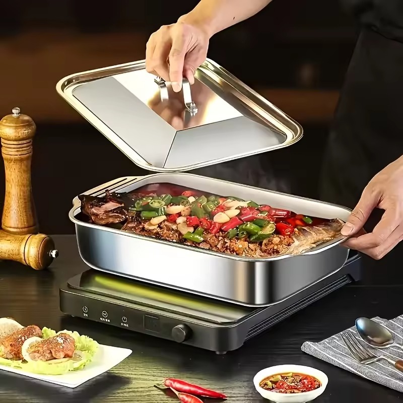 Kitchen Oven Baking Pans - Stainless Steel Baking Pan Cake Bakeware