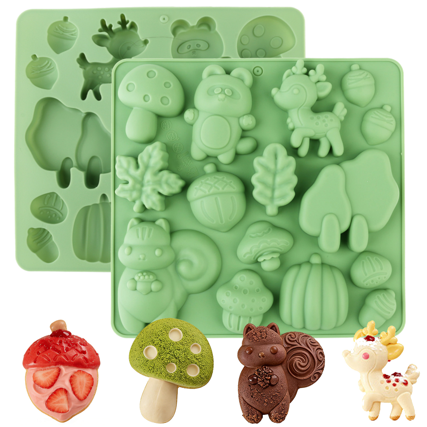 Kitchen Baking Tools - 1 Silicone Cake Mold in the