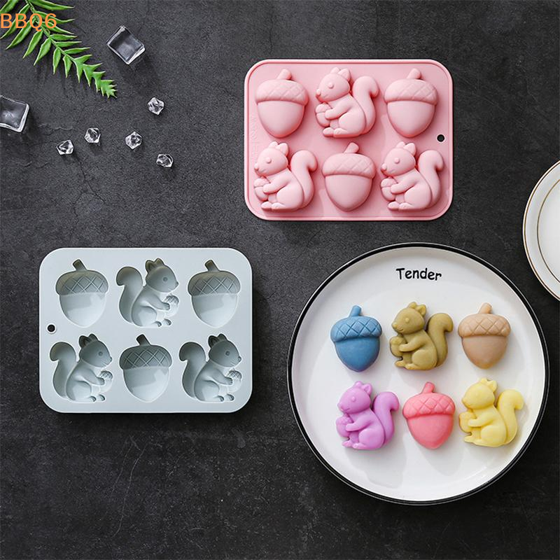 *6-hole Squirrel Oak Cake Sili – Kitchen Baking Tools recenzja i cena