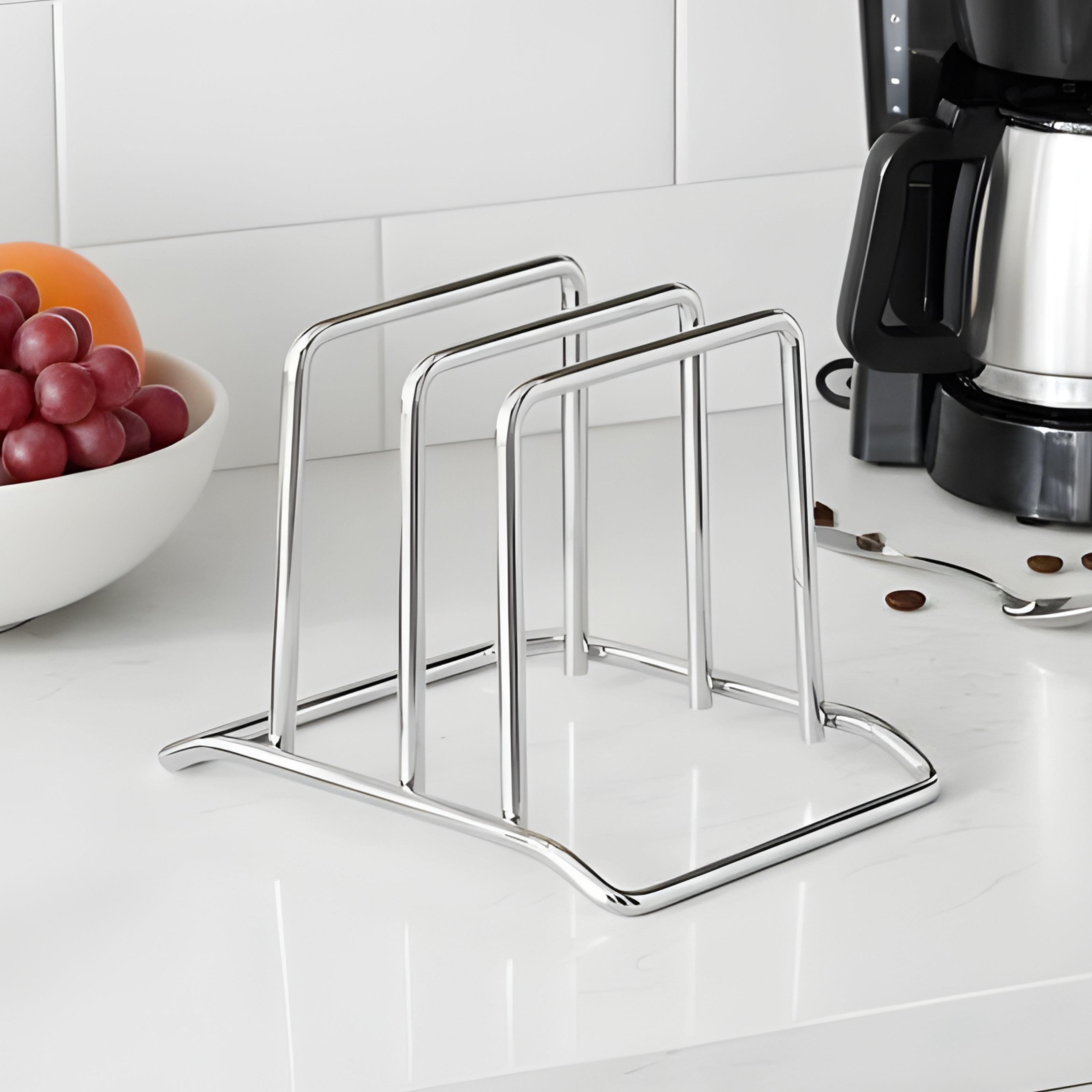 Cutting Board Holder Stainless – Kitchen Cabinet Baking Sheet Organizer recenzja i cena