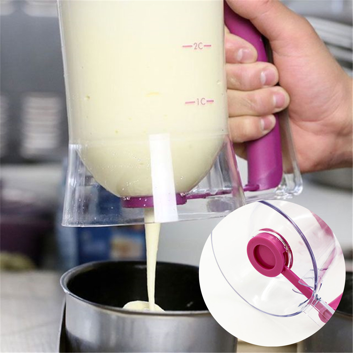 900ml Batter Dispenser Kitchen – Kitchen.Baking Labels recenzja i cena