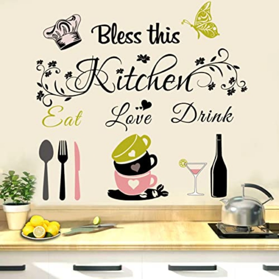 Kitchen Wall Decor Quotes Posi – Kitchen Baking Quotes recenzja i cena