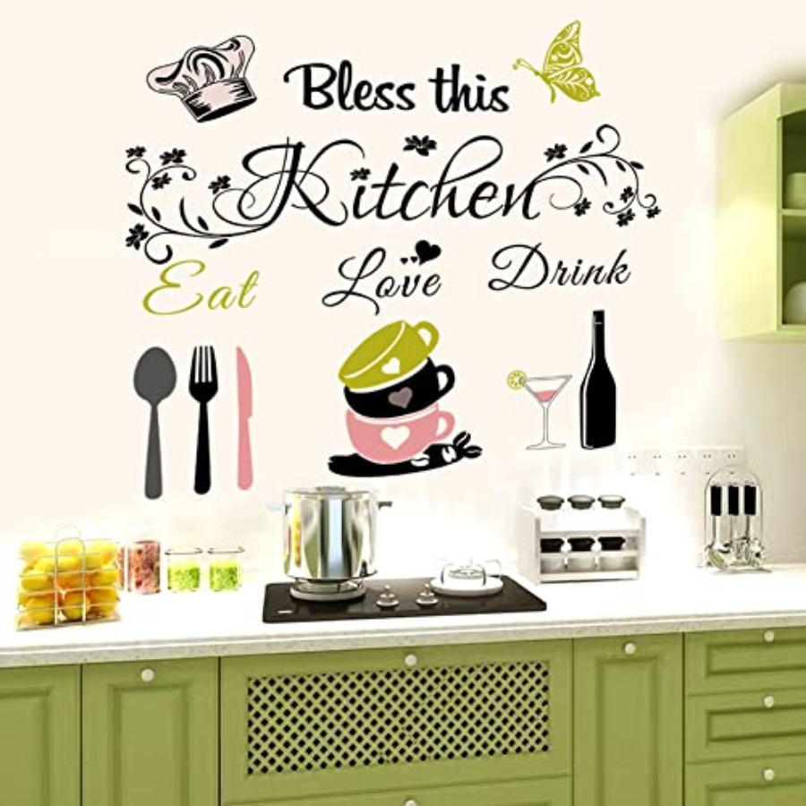 Kitchen Wall Decor Quotes Posi – Kitchen Baking Quotes recenzja i cena