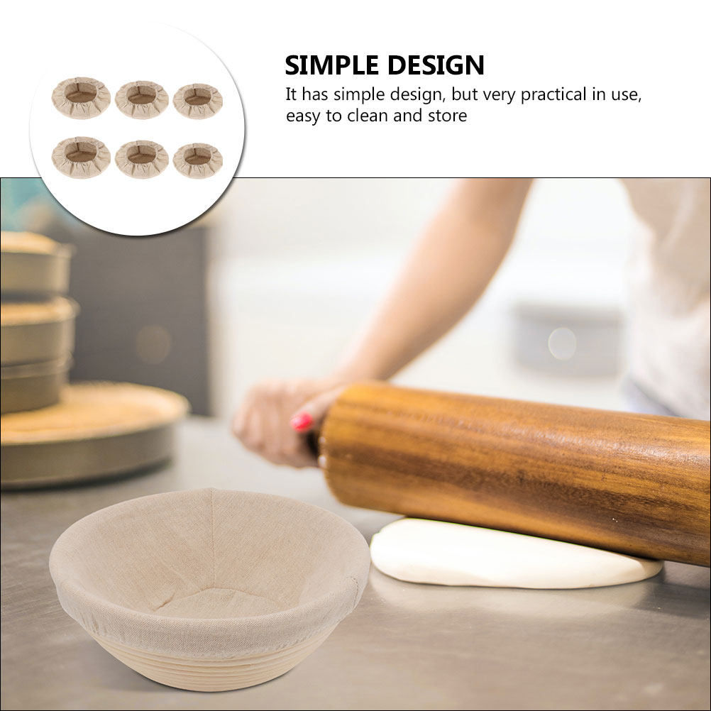 6Pcs Bread Basket Liners Cotto – Kitchen Baking Tools recenzja i cena