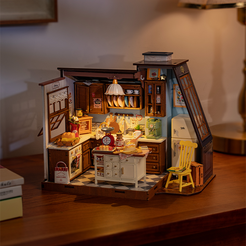 Rolife DIY Miniature Dollhouse – Baking Kitchen Dg172 recenzja i cena