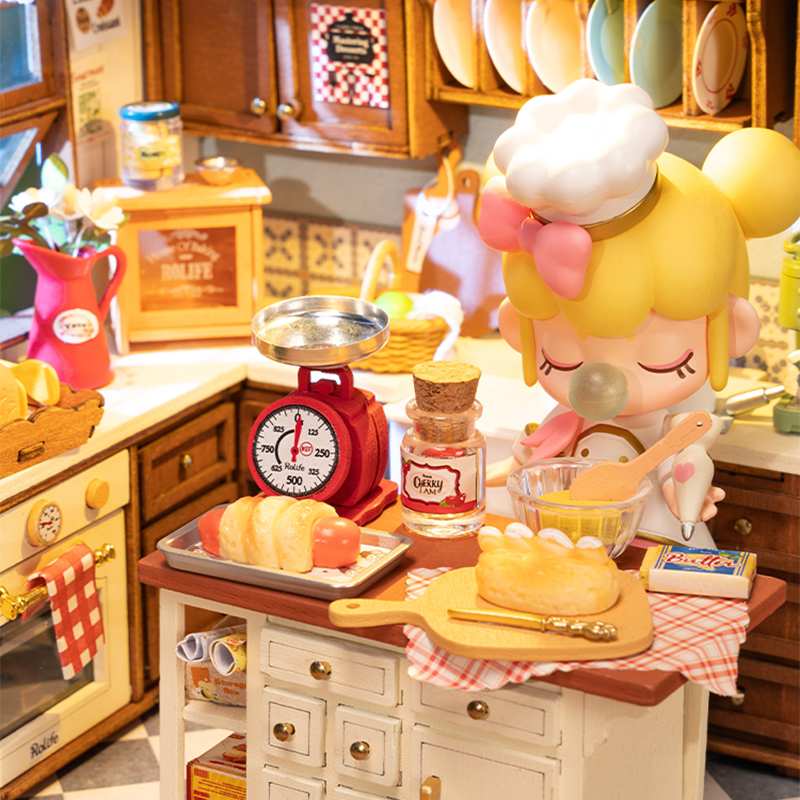Rolife DIY Miniature Dollhouse – Baking Kitchen Dg172 recenzja i cena