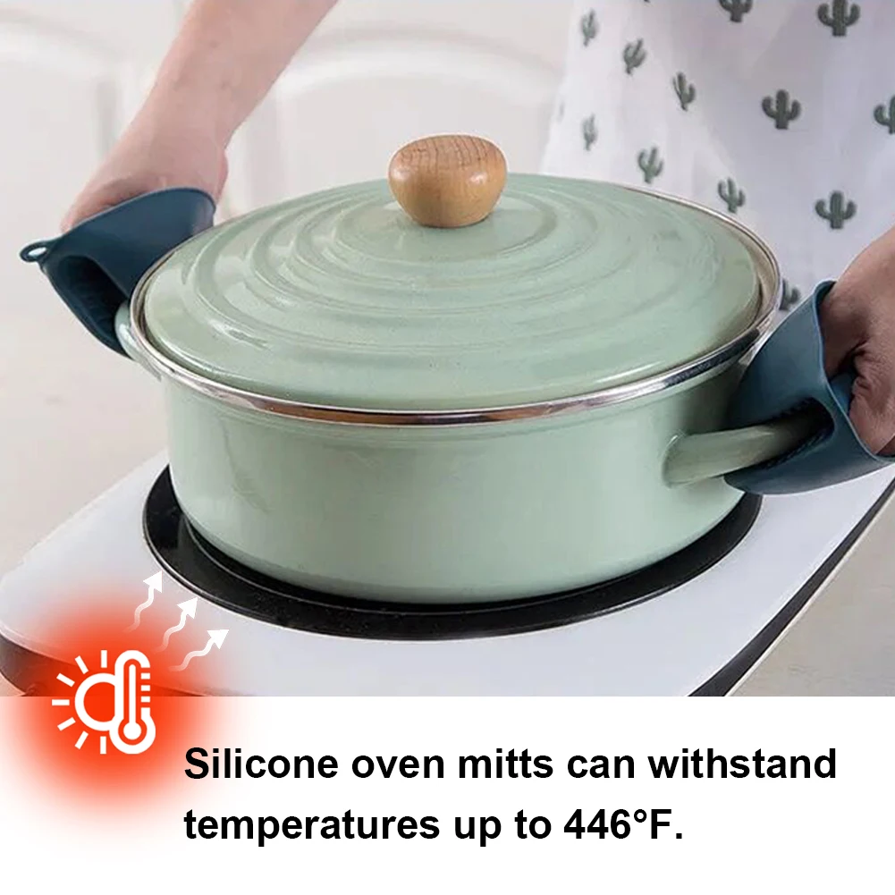 Silicone Oven Mitts Heat Resis – Kitchen Oven Baking Pans recenzja i cena