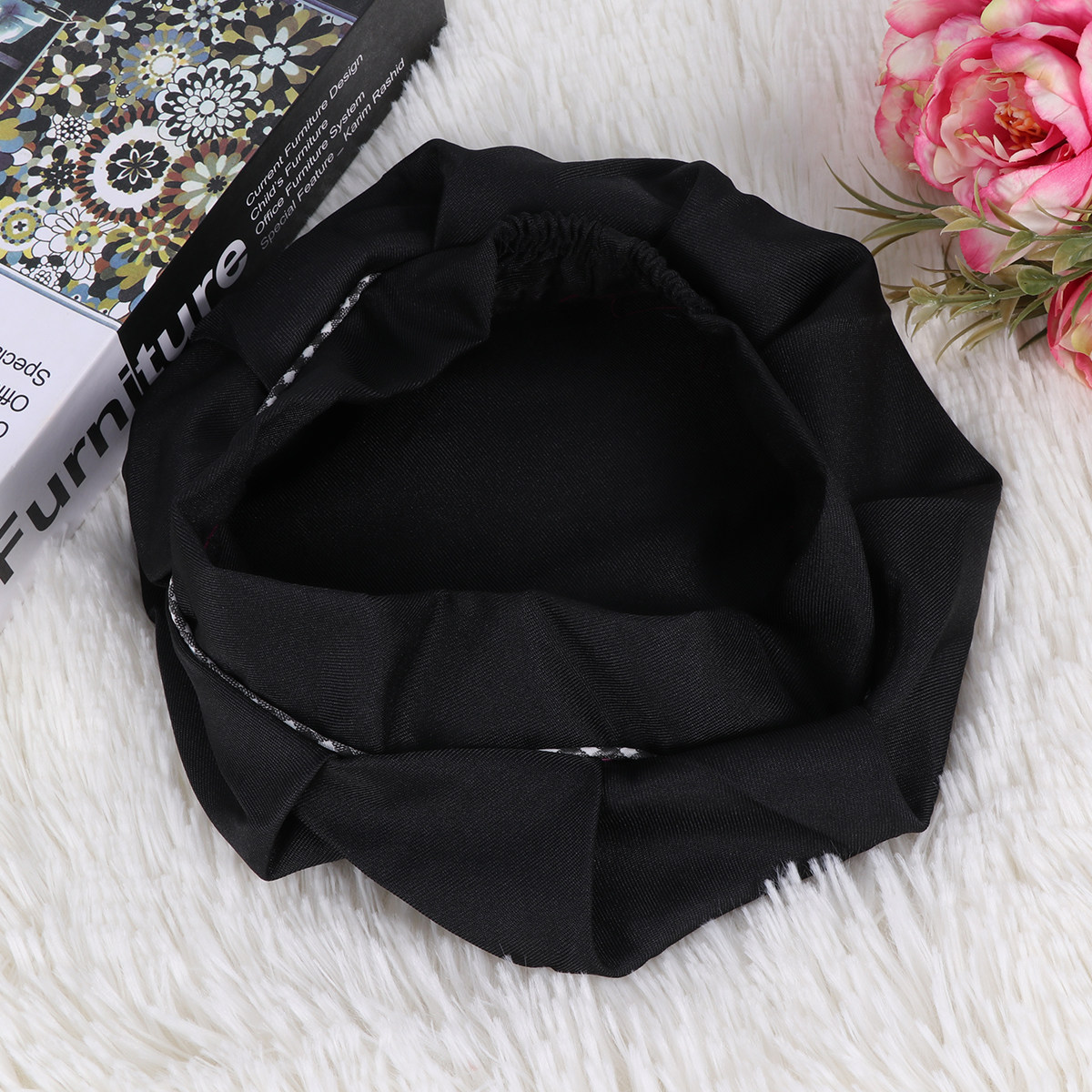 1pc Children Chef Hat Black Ad – Kitchen For Baking recenzja i cena