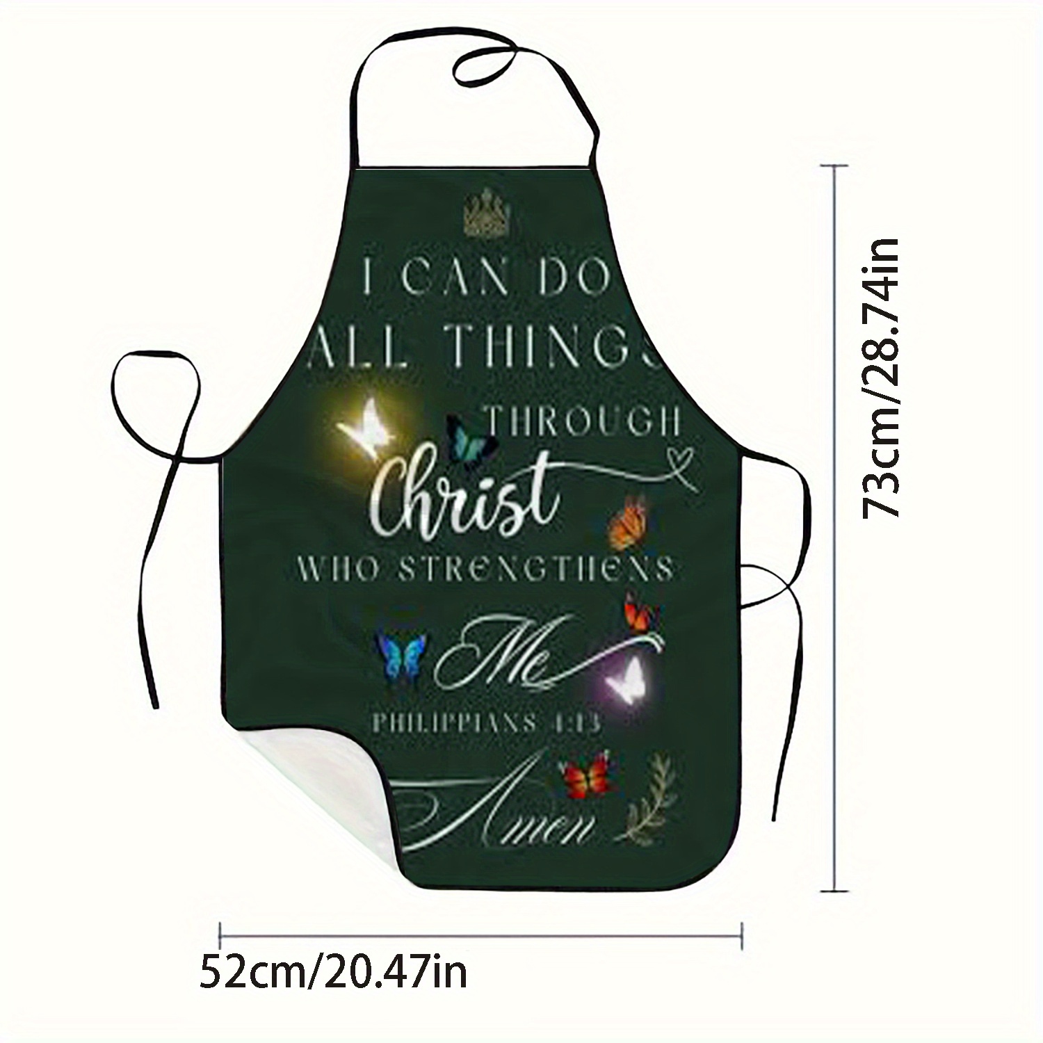 1pc Christian Apron with Phili – Kitchen Baking Quotes recenzja i cena