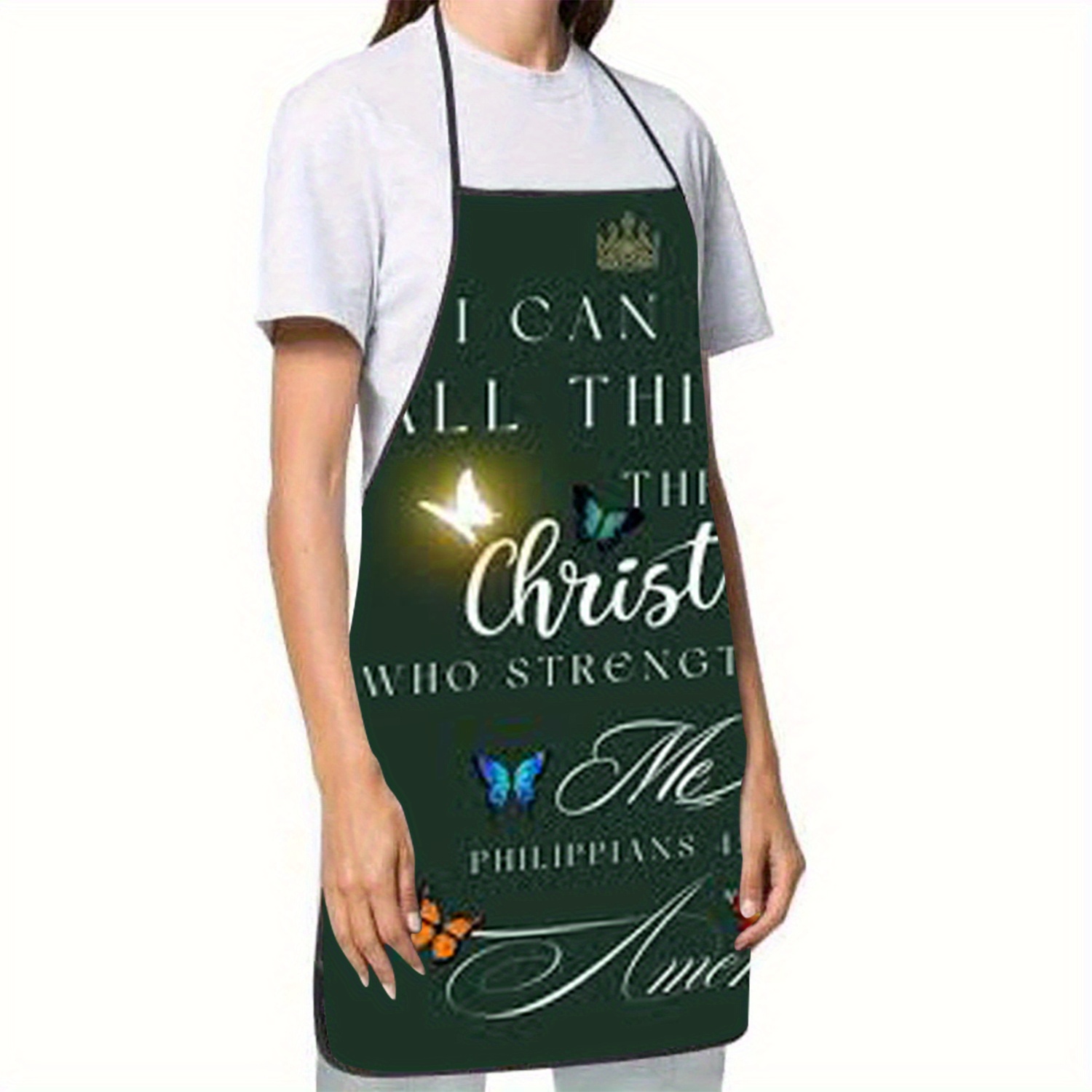 1pc Christian Apron with Phili – Kitchen Baking Quotes recenzja i cena
