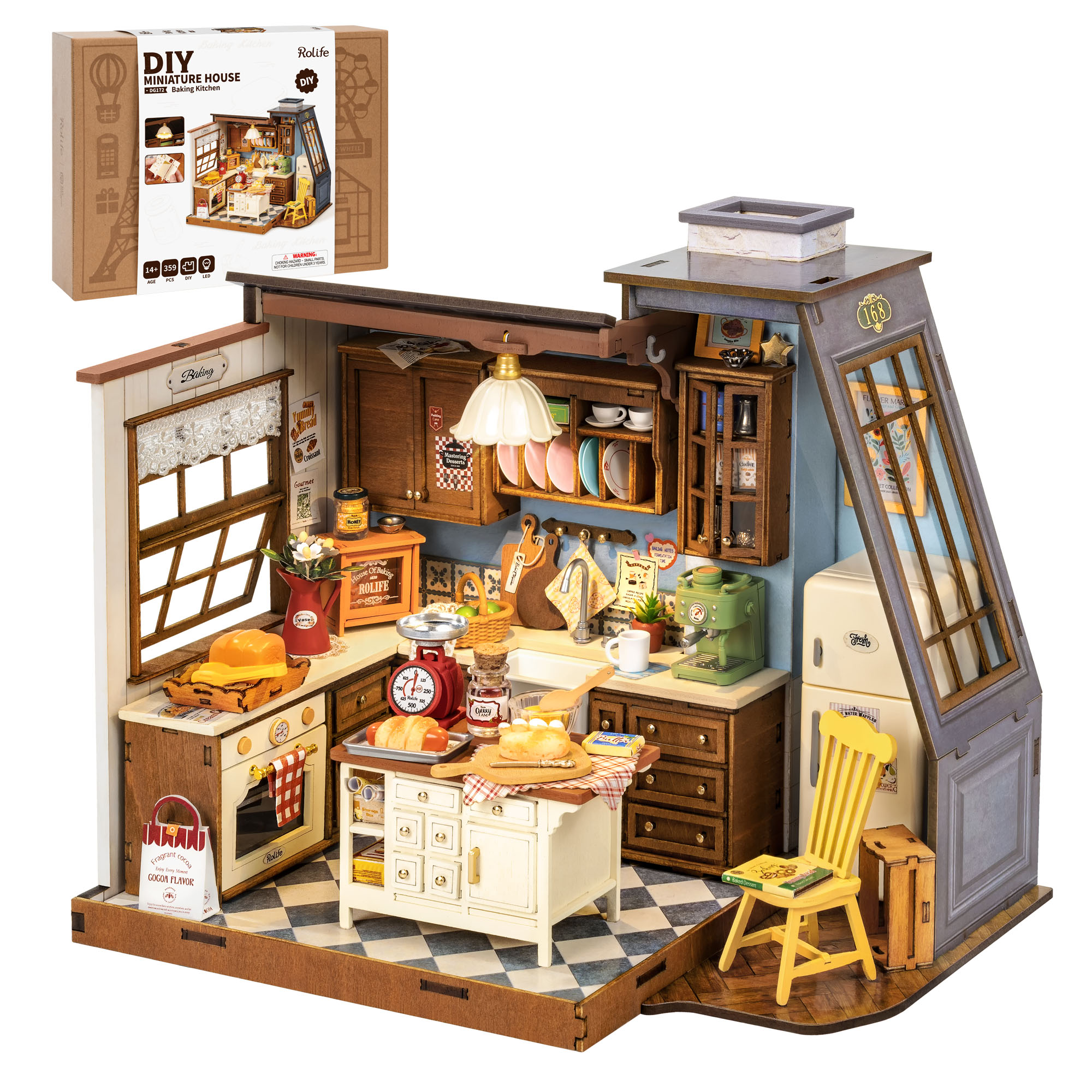 Rolife DIY Miniature House Kit – Baking Kitchen Dg172 recenzja i cena