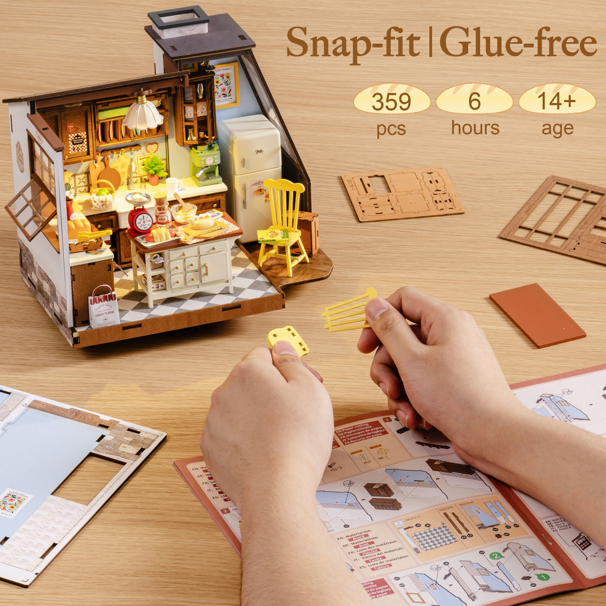 Rolife DIY Miniature House Kit – Baking Kitchen Dg172 recenzja i cena