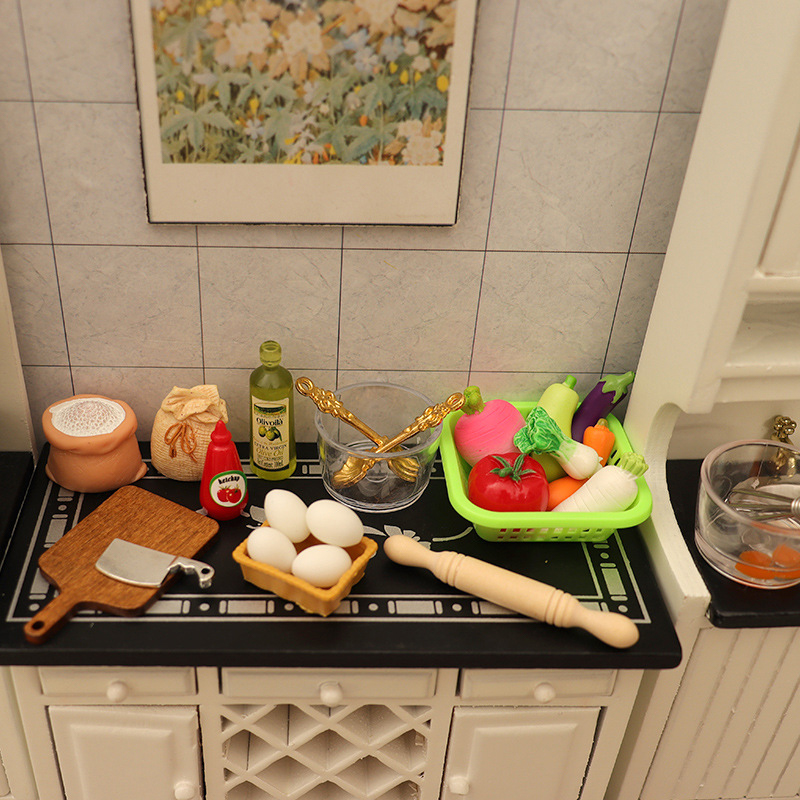 1/12 Dollhouse Miniature Kitch – Kitchen For Baking recenzja i cena