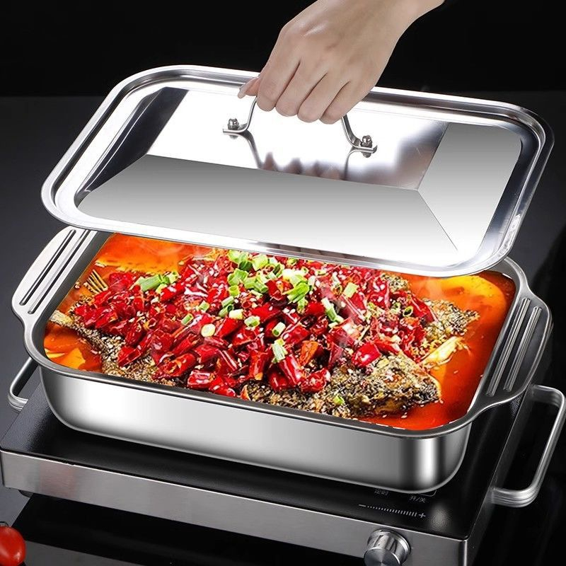 Stainless Steel Deep Baking Pa – Kitchen Oven Baking Pans recenzja i cena