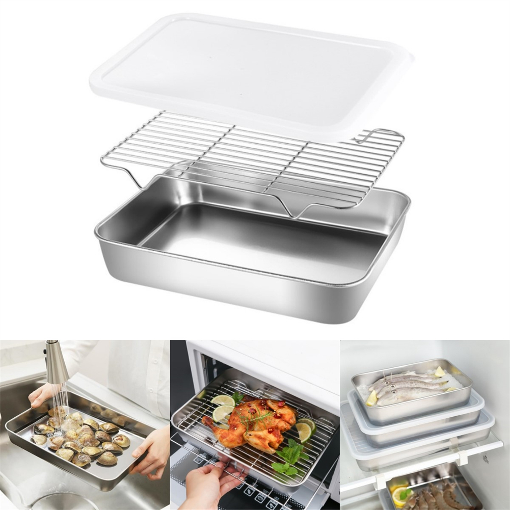 Stainless Steel Baking Pan Tra – Kitchen Oven Baking Pans recenzja i cena
