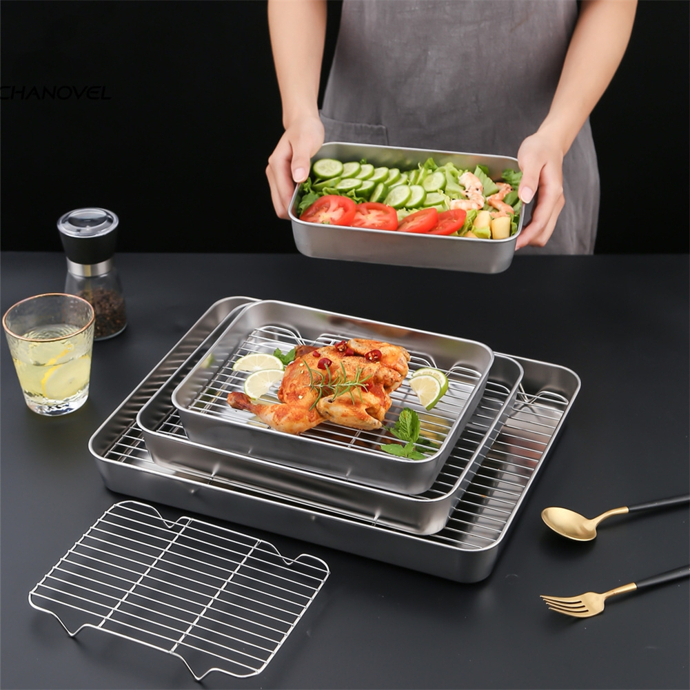Stainless Steel Baking Pan Tra – Kitchen Oven Baking Pans recenzja i cena