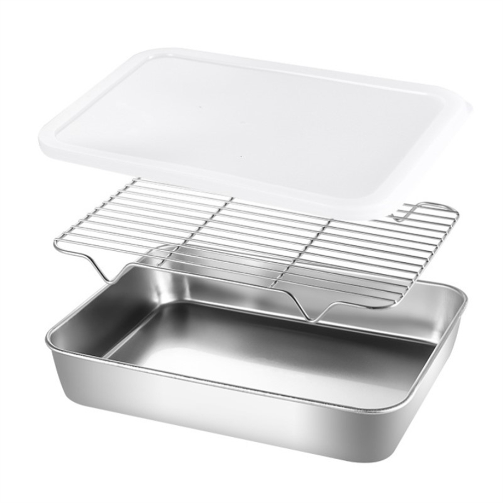 Stainless Steel Baking Pan Tra – Kitchen Oven Baking Pans recenzja i cena