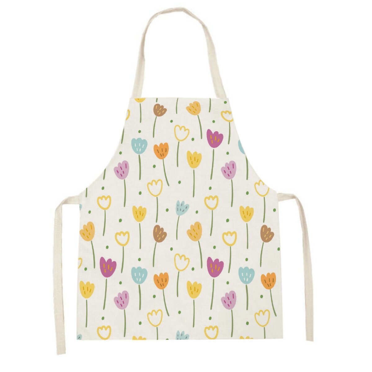 Pink tulip kitchen apron Clean – Baking Kitchen Kids recenzja i cena