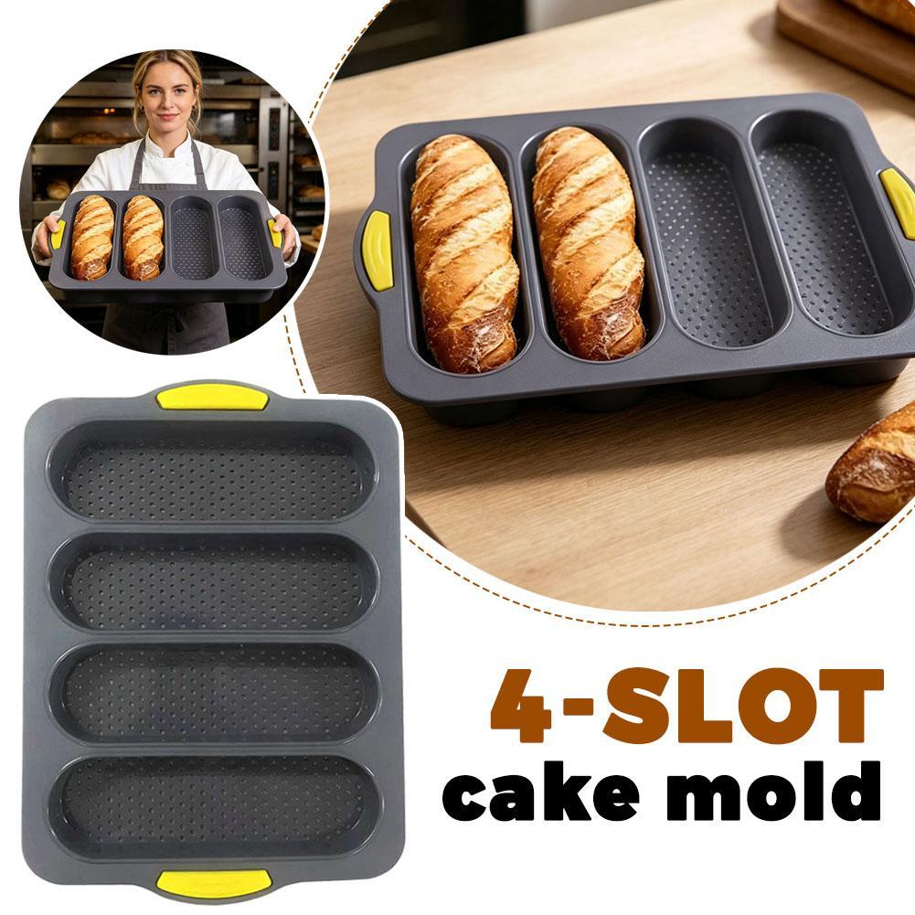 4-cavity Silicone Bread Loaf P – Kitchen Oven Baking Pans recenzja i cena