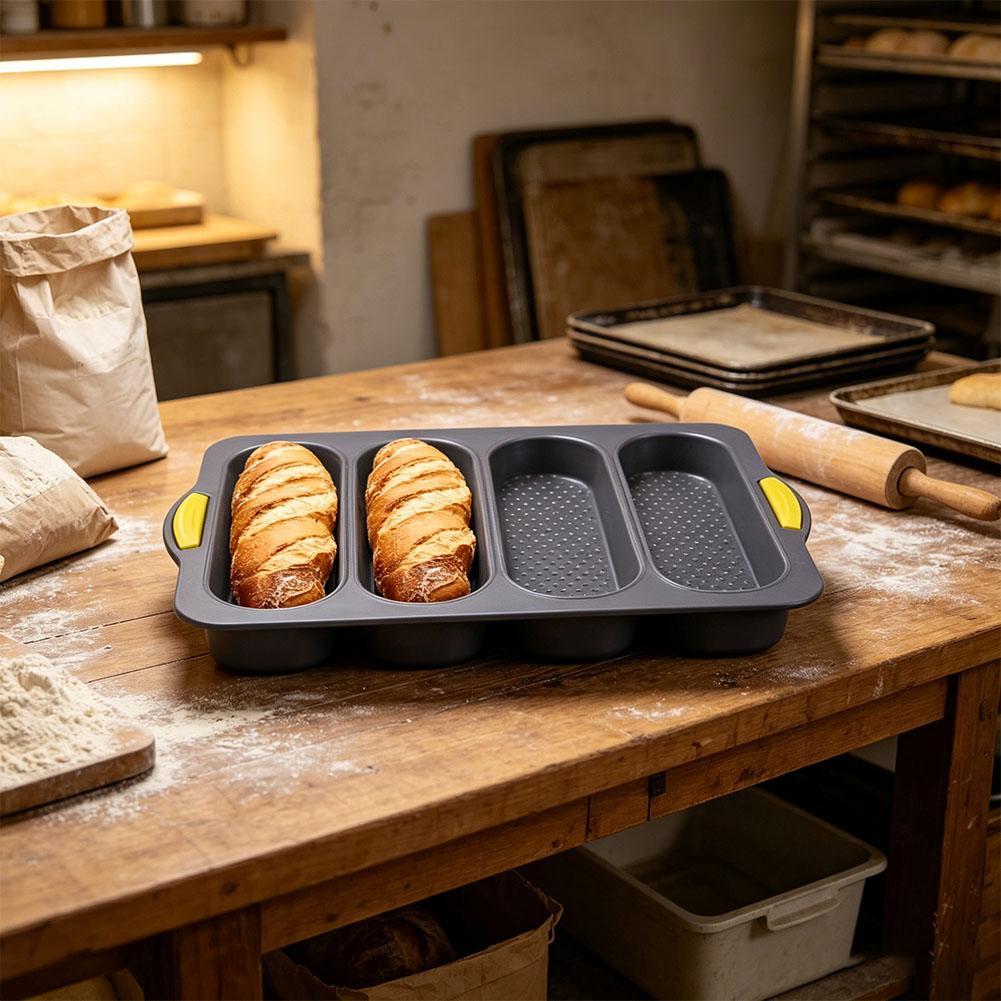 4-cavity Silicone Bread Loaf P – Kitchen Oven Baking Pans recenzja i cena