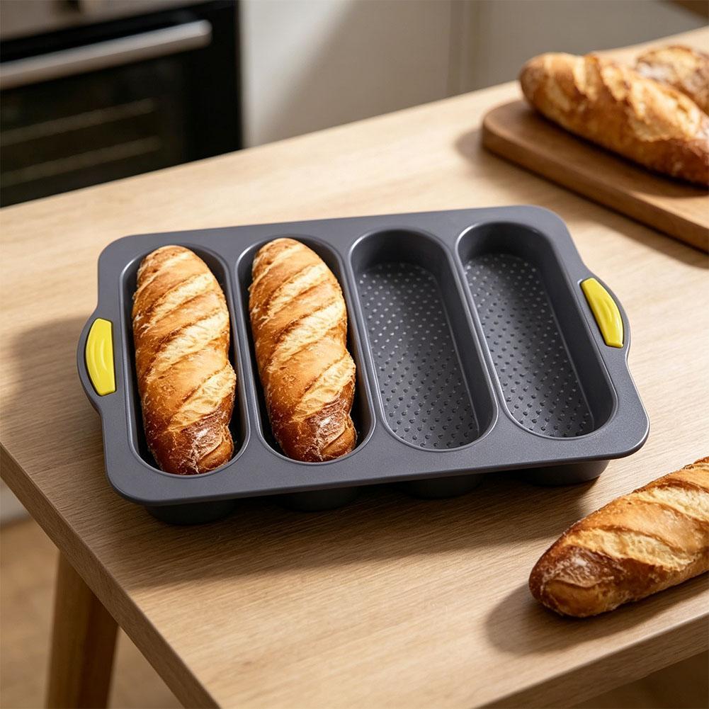 4-cavity Silicone Bread Loaf P – Kitchen Oven Baking Pans recenzja i cena