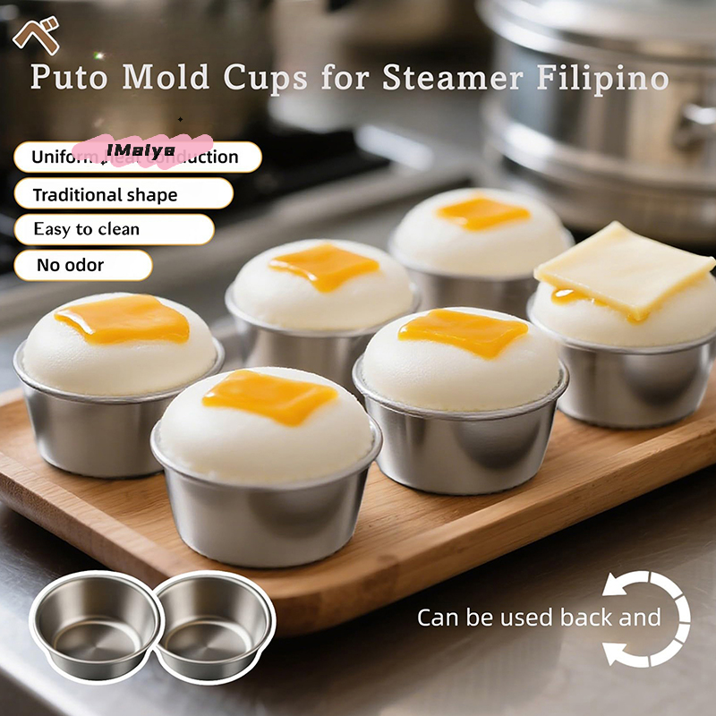 10Pcs Aluminum Alloy Puto Cake – Kitchen Oven Baking Pans recenzja i cena