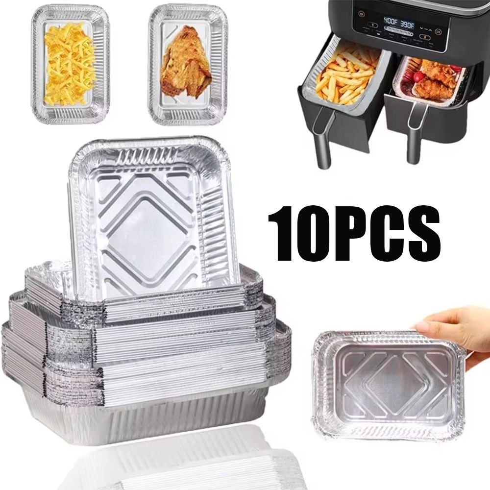 10PCS Disposable Aluminum Foil – Kitchen Oven Baking Pans recenzja i cena