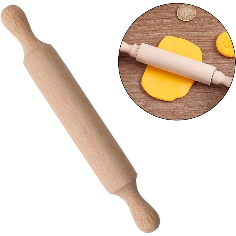 Wooden Mini Rolling Pin for Ki – Baking Kitchen Kids recenzja i cena