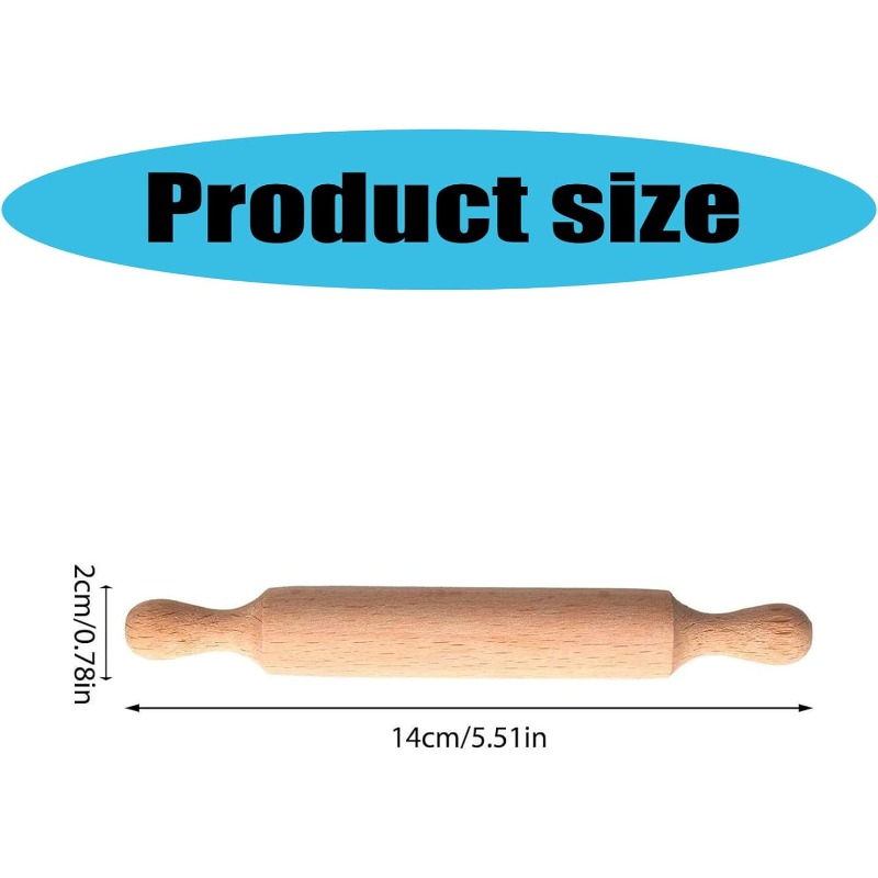Wooden Mini Rolling Pin for Ki – Baking Kitchen Kids recenzja i cena