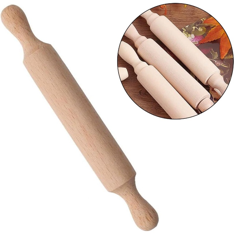 Wooden Mini Rolling Pin for Ki – Baking Kitchen Kids recenzja i cena