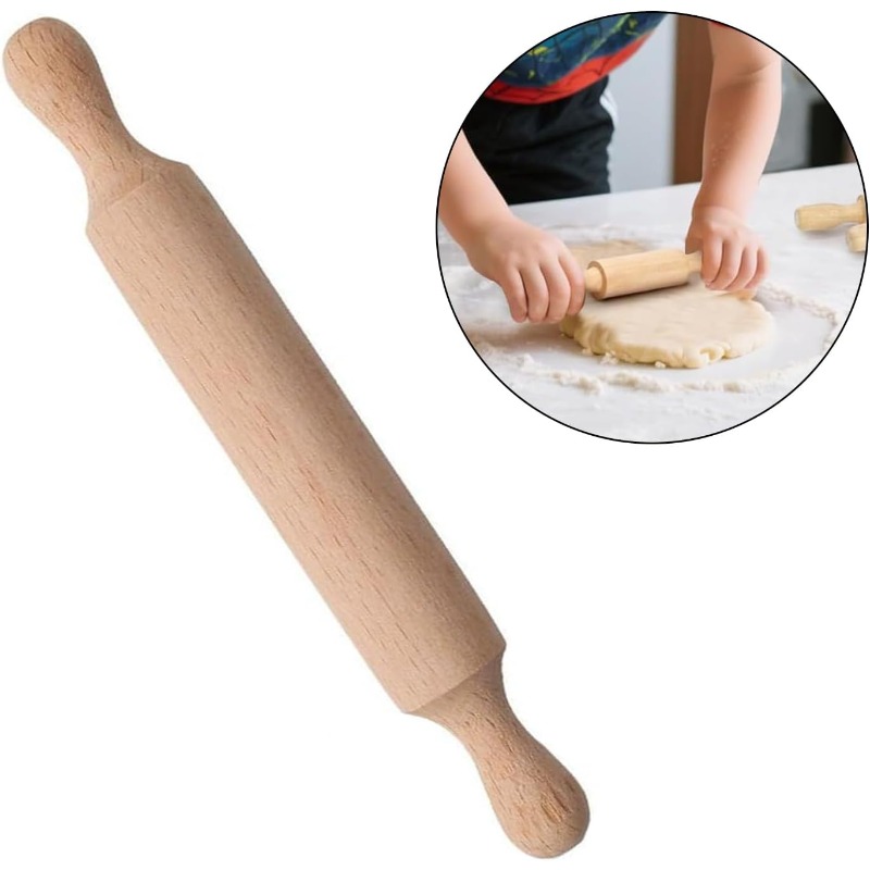 Wooden Mini Rolling Pin for Ki – Baking Kitchen Kids recenzja i cena
