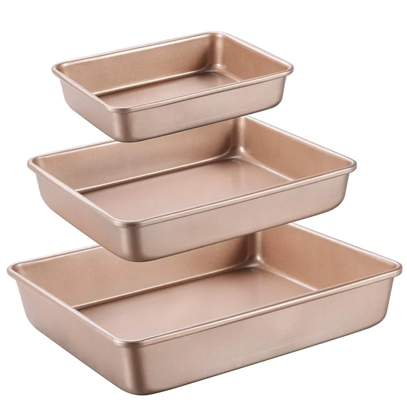 Thicken Carbon Steel Golden Ba – Kitchen Oven Baking Pans recenzja i cena