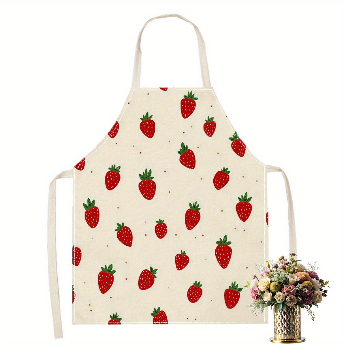 1pc Strawberry Apron Fruit Pat – Baking Kitchen Kids recenzja i cena