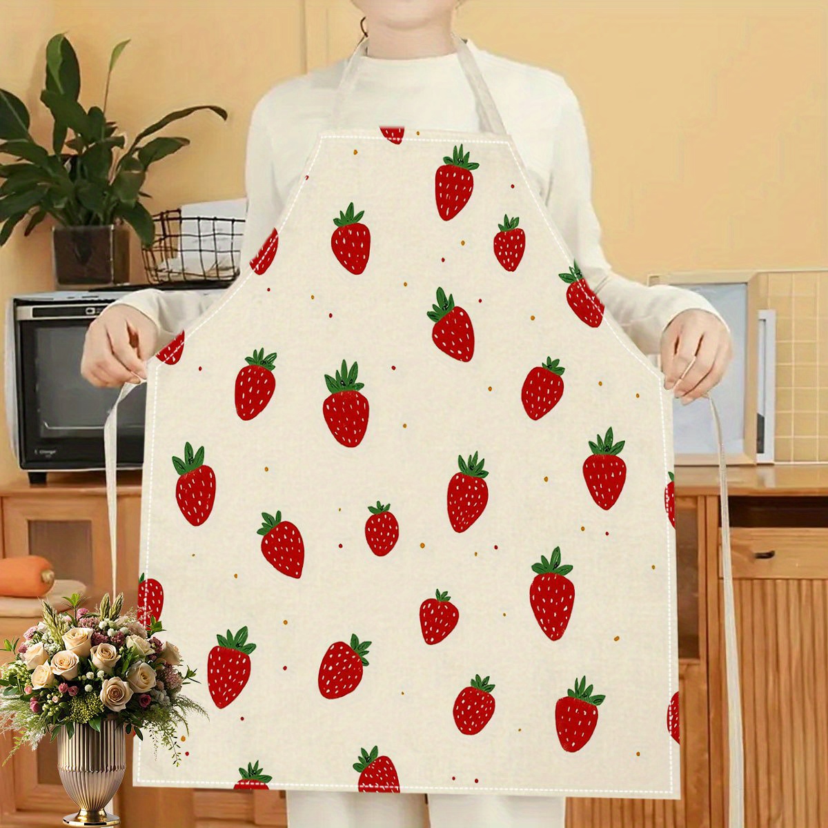 1pc Strawberry Apron Fruit Pat – Baking Kitchen Kids recenzja i cena