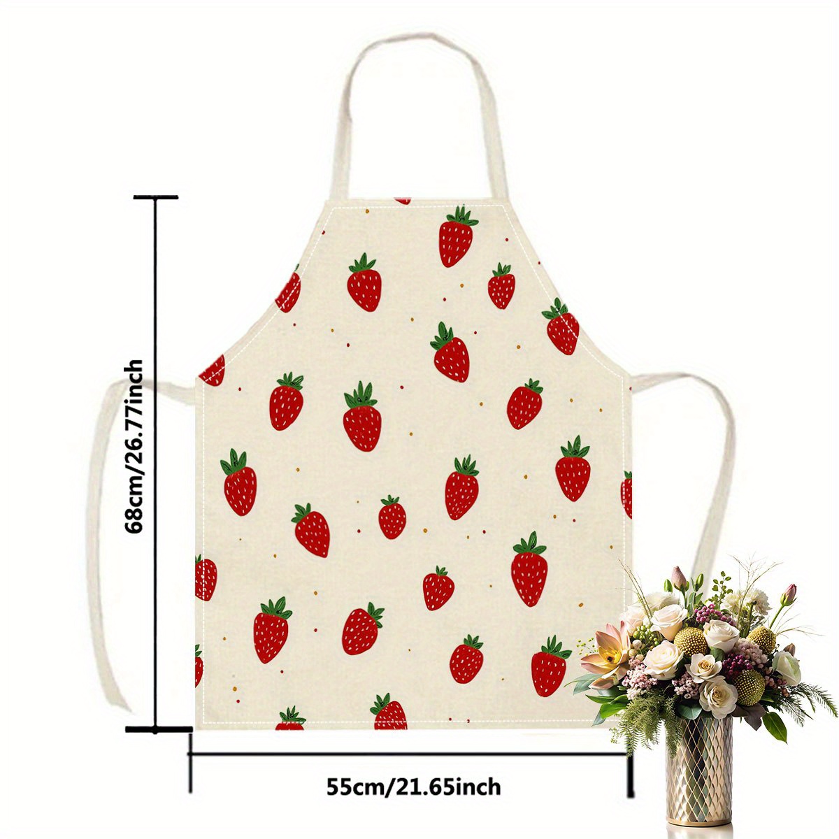 1pc Strawberry Apron Fruit Pat – Baking Kitchen Kids recenzja i cena