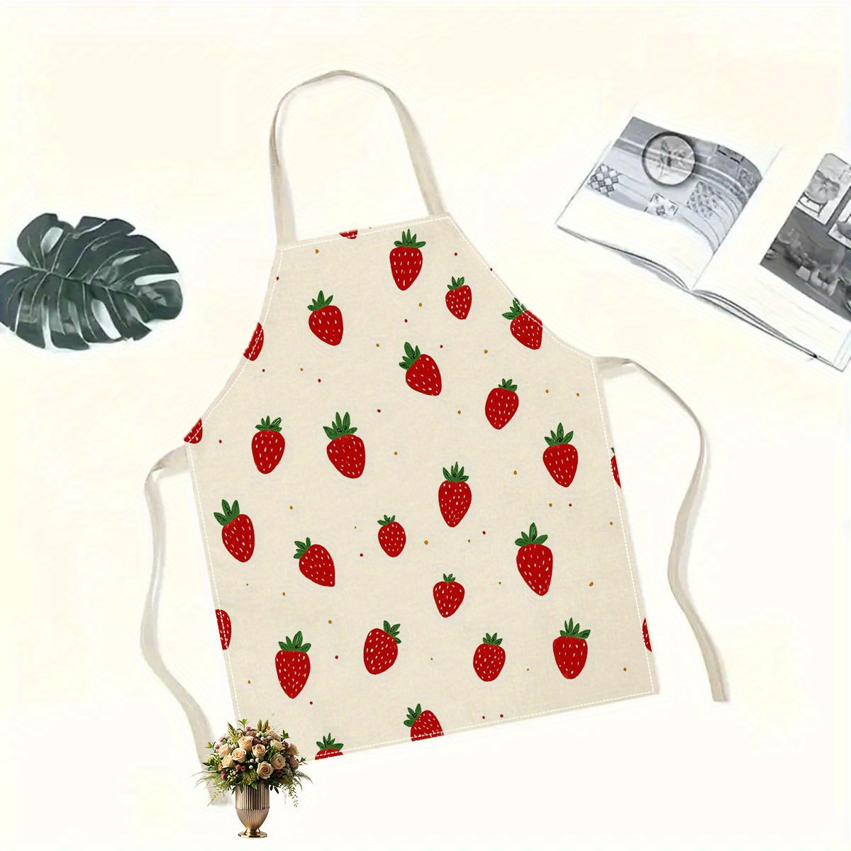 1pc Strawberry Apron Fruit Pat – Baking Kitchen Kids recenzja i cena