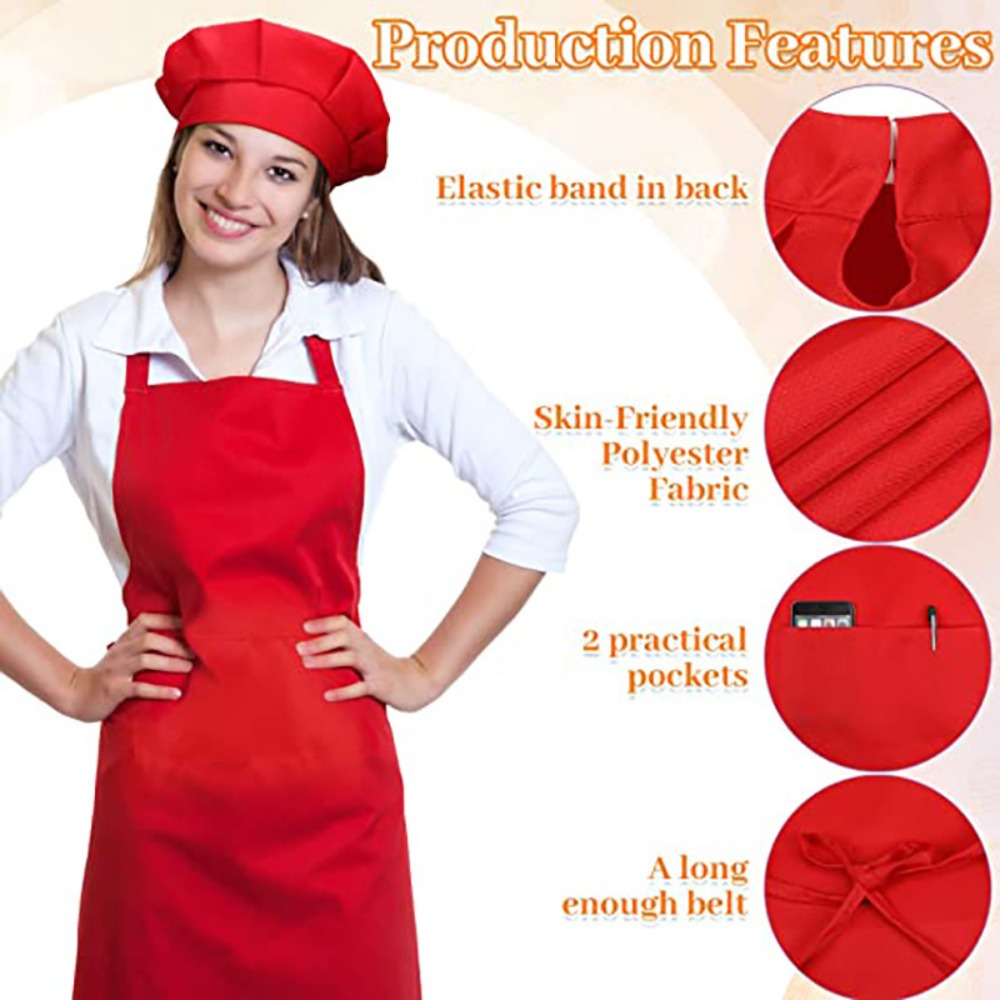 Children Chef Apron Front Pock – Baking Kitchen Kids recenzja i cena