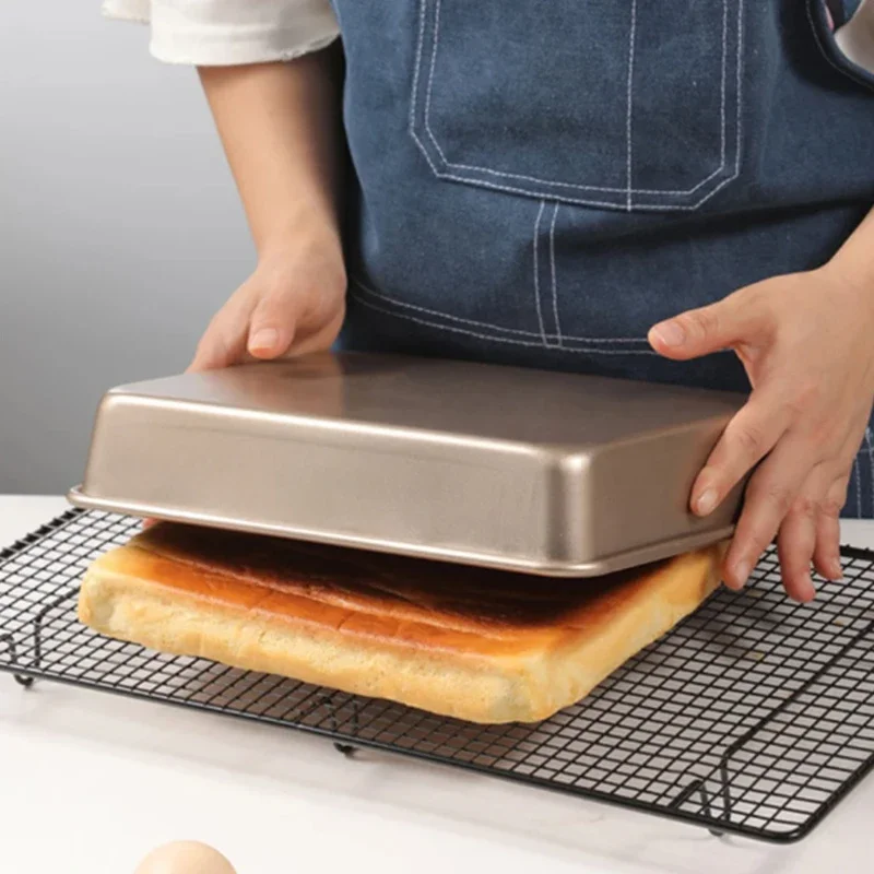 Rectangle Carbon Steel Cake Ba – Kitchen Oven Baking Pans recenzja i cena