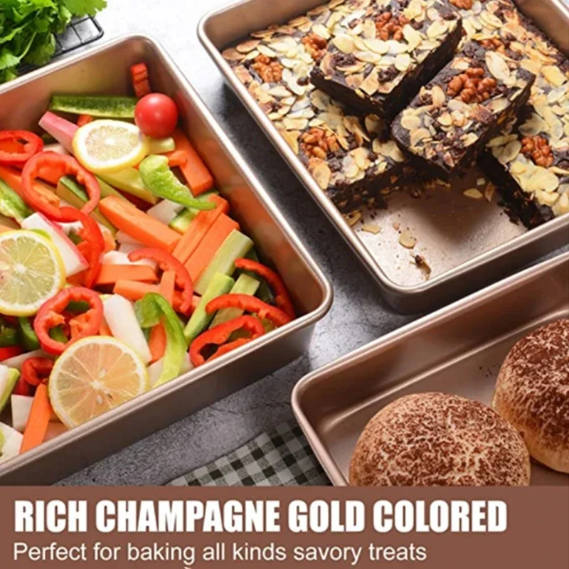 Rectangle Carbon Steel Cake Ba – Kitchen Oven Baking Pans recenzja i cena