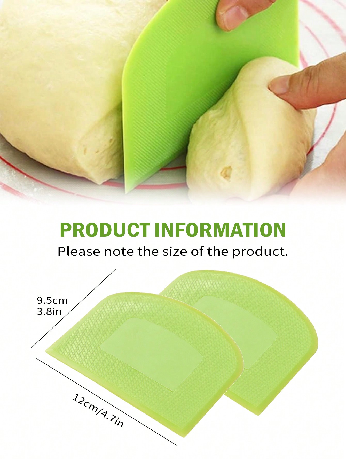 Leeseph 2pcs Dough Scraper Bow – Bench Scraper Dough recenzja i cena