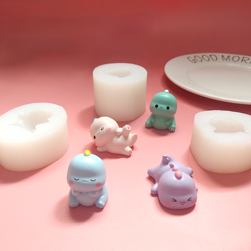 Dinosaurs Silicone Soap Molds  – Baking Kitchen Kids recenzja i cena