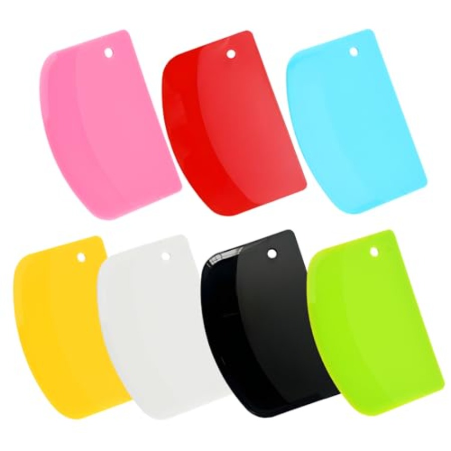 7PCS Dough Scraper Set, Plasti – Bench Scraper Dough recenzja i cena