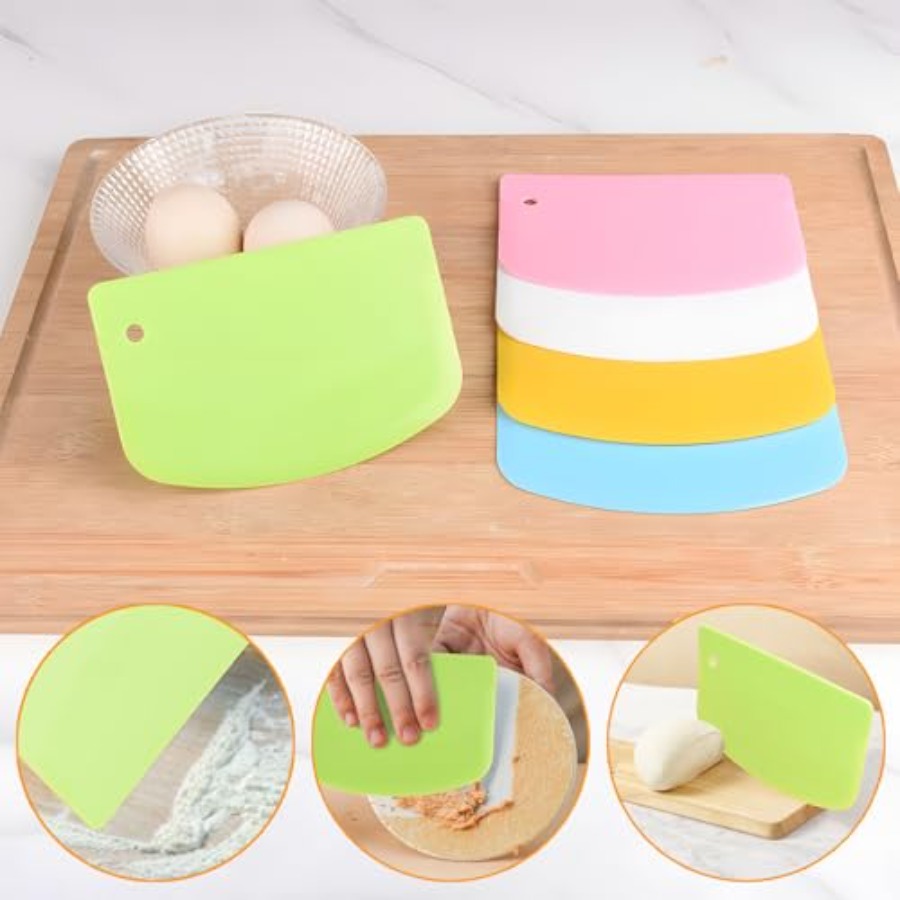7PCS Dough Scraper Set, Plasti – Bench Scraper Dough recenzja i cena