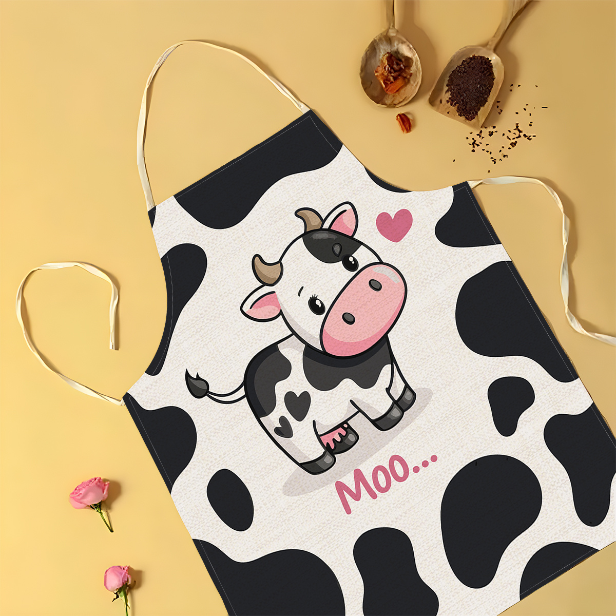 1pc Cute Cartoon Cow Print Kit – Baking Kitchen Kids recenzja i cena