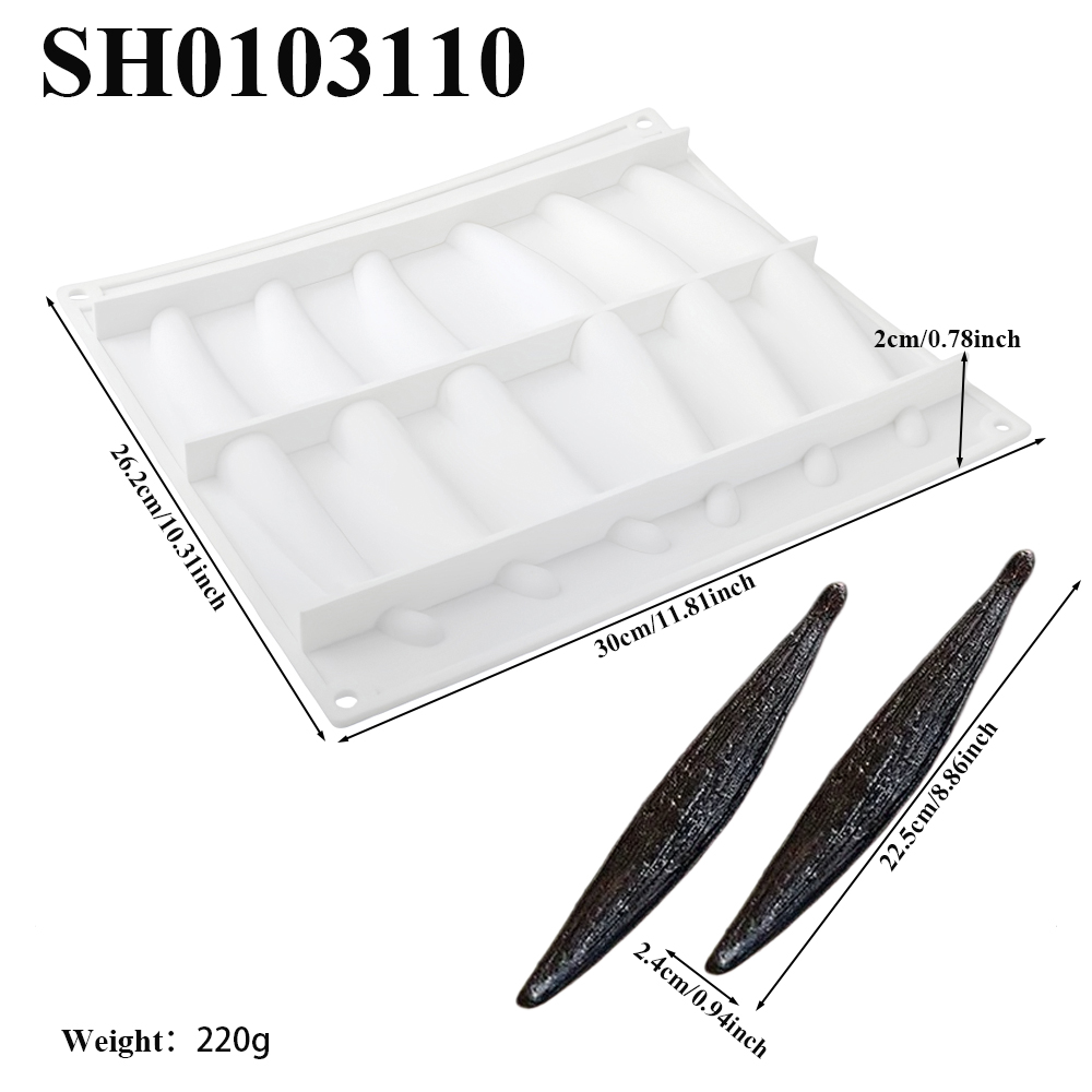 1 or 6 or 10-Cell Vanilla Pod  – Baking Kitchen Design recenzja i cena