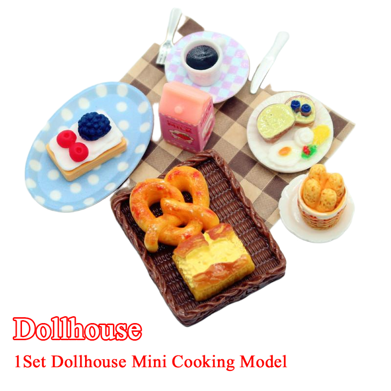 1Set Dollhouse Mini Breakfast  – Kitchen For Baking recenzja i cena